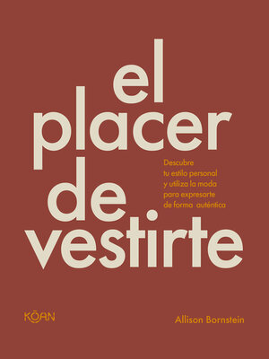 cover image of El placer de vestirte